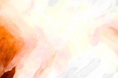 Soyut suluboya sanat eserleri. Fırça boyalı dijital resim. Renkli yaratıcı suluboya çizimi.