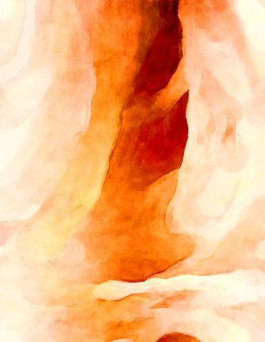 Soyut suluboya sanat eserleri. Fırça boyalı dijital resim. Renkli yaratıcı suluboya çizimi.