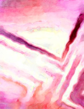 Soyut suluboya sanat eserleri. Fırça boyalı dijital resim. Renkli yaratıcı suluboya çizimi.