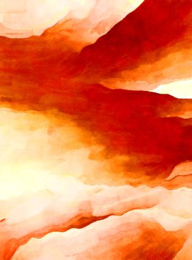 Soyut suluboya sanat eserleri. Fırça boyalı dijital resim. Renkli yaratıcı suluboya çizimi.