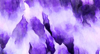 Soyut suluboya sanat eserleri. Fırça boyalı dijital resim. Renkli yaratıcı suluboya çizimi.