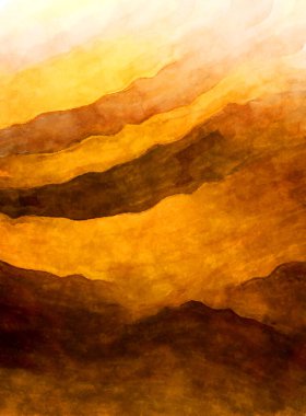 Soyut suluboya sanat eserleri. Fırça boyalı dijital resim. Renkli yaratıcı suluboya çizimi.