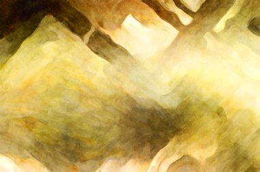 Soyut suluboya sanat eserleri. Fırça boyalı dijital resim. Renkli yaratıcı suluboya çizimi.