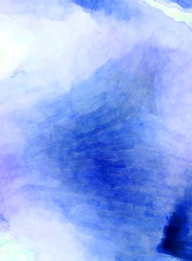 Soyut suluboya sanat eserleri. Fırça boyalı dijital resim. Renkli yaratıcı suluboya çizimi.