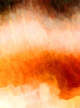 Soyut suluboya sanat eserleri. Fırça boyalı dijital resim. Renkli yaratıcı suluboya çizimi.