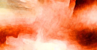 Soyut suluboya sanat eserleri. Fırça boyalı dijital resim. Renkli yaratıcı suluboya çizimi.