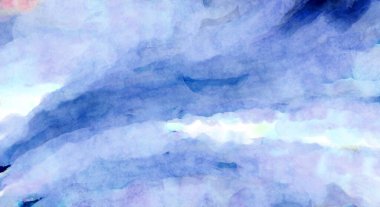 Soyut suluboya sanat eserleri. Fırça boyalı dijital resim. Renkli yaratıcı suluboya çizimi.