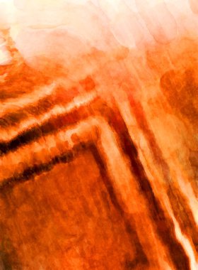 Soyut suluboya sanat eserleri. Fırça boyalı dijital resim. Renkli yaratıcı suluboya çizimi.