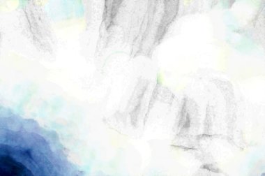 Soyut suluboya sanat eserleri. Fırça boyalı dijital resim. Renkli yaratıcı suluboya çizimi.