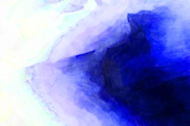 Soyut suluboya sanat eserleri. Fırça boyalı dijital resim. Renkli yaratıcı suluboya çizimi.