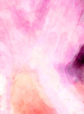 Soyut suluboya sanat eserleri. Fırça boyalı dijital resim. Renkli yaratıcı suluboya çizimi.