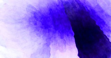 Soyut suluboya sanat eserleri. Fırça boyalı dijital resim. Renkli yaratıcı suluboya çizimi.