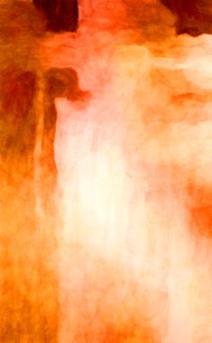 Soyut suluboya sanat eserleri. Fırça boyalı dijital resim. Renkli yaratıcı suluboya çizimi.