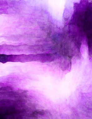 Soyut suluboya sanat eserleri. Fırça boyalı dijital resim. Renkli yaratıcı suluboya çizimi.