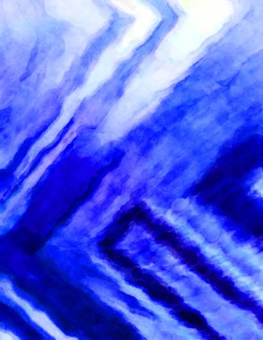 Soyut suluboya sanat eserleri. Fırça boyalı dijital resim. Renkli yaratıcı suluboya çizimi.