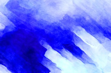 Soyut suluboya sanat eserleri. Fırça boyalı dijital resim. Renkli yaratıcı suluboya çizimi.