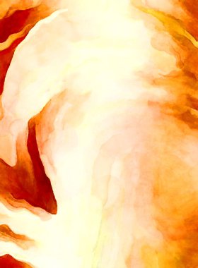 Soyut suluboya sanat eserleri. Fırça boyalı dijital resim. Renkli yaratıcı suluboya çizimi.