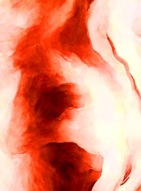 Soyut suluboya sanat eserleri. Fırça boyalı dijital resim. Renkli yaratıcı suluboya çizimi.