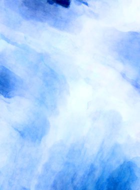 Soyut suluboya sanat eserleri. Fırça boyalı dijital resim. Renkli yaratıcı suluboya çizimi.