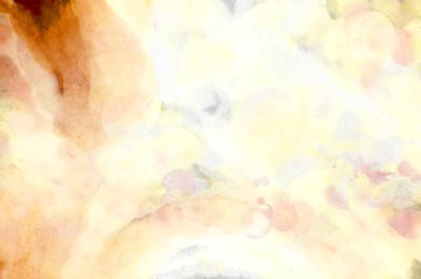 Soyut suluboya sanat eserleri. Fırça boyalı dijital resim. Renkli yaratıcı suluboya çizimi.