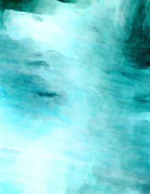 Soyut suluboya sanat eserleri. Fırça boyalı dijital resim. Renkli yaratıcı suluboya çizimi.