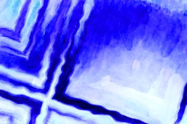 Soyut suluboya sanat eserleri. Fırça boyalı dijital resim. Renkli yaratıcı suluboya çizimi.