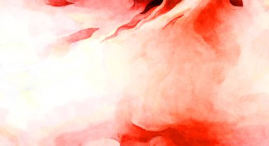 Soyut suluboya sanat eserleri. Fırça boyalı dijital resim. Renkli yaratıcı suluboya çizimi.