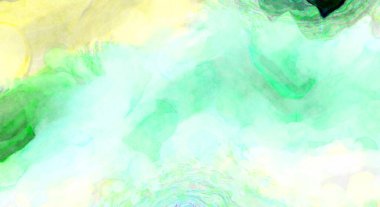 Soyut suluboya sanat eserleri. Fırça boyalı dijital resim. Renkli yaratıcı suluboya çizimi.