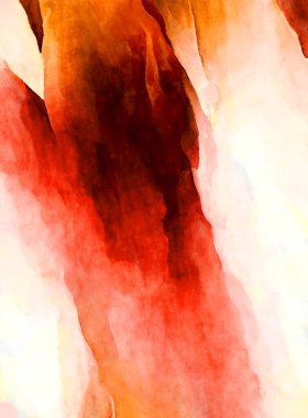 Soyut suluboya sanat eserleri. Fırça boyalı dijital resim. Renkli yaratıcı suluboya çizimi.