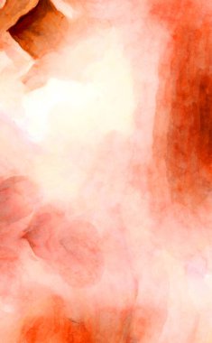 Soyut suluboya sanat eserleri. Fırça boyalı dijital resim. Renkli yaratıcı suluboya çizimi.