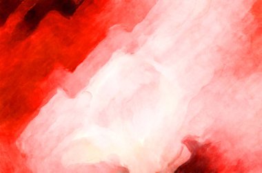 Soyut suluboya sanat eserleri. Fırça boyalı dijital resim. Renkli yaratıcı suluboya çizimi.