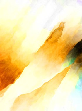 Soyut suluboya sanat eserleri. Fırça boyalı dijital resim. Renkli yaratıcı suluboya çizimi.