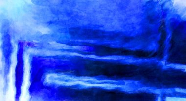 Soyut suluboya sanat eserleri. Fırça boyalı dijital resim. Renkli yaratıcı suluboya çizimi.