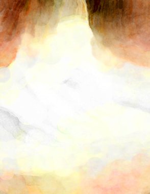 Soyut suluboya sanat eserleri. Fırça boyalı dijital resim. Renkli yaratıcı suluboya çizimi.