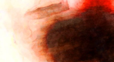 Soyut suluboya sanat eserleri. Fırça boyalı dijital resim. Renkli yaratıcı suluboya çizimi.