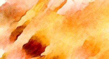 Soyut suluboya sanat eserleri. Fırça boyalı dijital resim. Renkli yaratıcı suluboya çizimi.