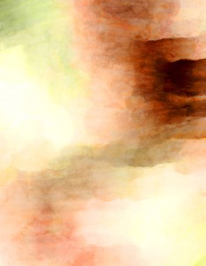 Soyut suluboya sanat eserleri. Fırça boyalı dijital resim. Renkli yaratıcı suluboya çizimi.