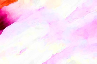 Soyut suluboya sanat eserleri. Fırça boyalı dijital resim. Renkli yaratıcı suluboya çizimi.