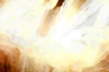 Soyut suluboya sanat eserleri. Fırça boyalı dijital resim. Renkli yaratıcı suluboya çizimi.