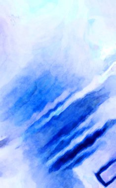 Soyut suluboya sanat eserleri. Fırça boyalı dijital resim. Renkli yaratıcı suluboya çizimi.