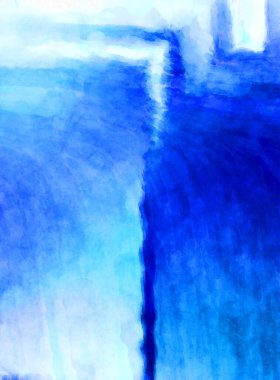 Soyut suluboya sanat eserleri. Fırça boyalı dijital resim. Renkli yaratıcı suluboya çizimi.