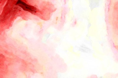 Soyut suluboya sanat eserleri. Fırça boyalı dijital resim. Renkli yaratıcı suluboya çizimi.