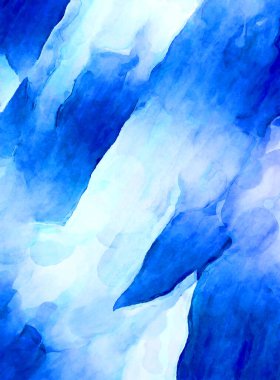 Soyut suluboya sanat eserleri. Fırça boyalı dijital resim. Renkli yaratıcı suluboya çizimi.