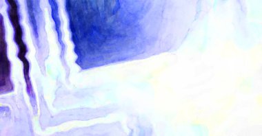 Soyut suluboya sanat eserleri. Fırça boyalı dijital resim. Renkli yaratıcı suluboya çizimi.