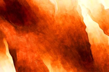 Soyut suluboya sanat eserleri. Fırça boyalı dijital resim. Renkli yaratıcı suluboya çizimi.