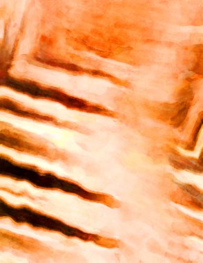 Soyut suluboya sanat eserleri. Fırça boyalı dijital resim. Renkli yaratıcı suluboya çizimi.