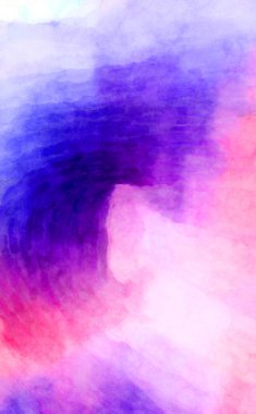 Soyut suluboya sanat eserleri. Fırça boyalı dijital resim. Renkli yaratıcı suluboya çizimi.