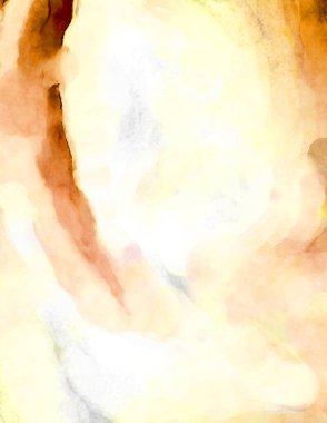 Soyut suluboya sanat eserleri. Fırça boyalı dijital resim. Renkli yaratıcı suluboya çizimi.