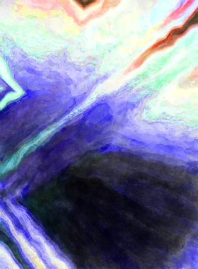 Soyut suluboya sanat eserleri. Fırça boyalı dijital resim. Renkli yaratıcı suluboya çizimi.