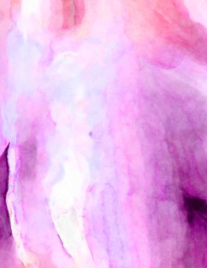 Soyut suluboya sanat eserleri. Fırça boyalı dijital resim. Renkli yaratıcı suluboya çizimi.